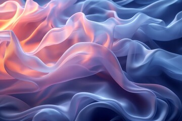 Obraz premium Texture, background, gradient frosted glass, flowing, transparent, elegant curves