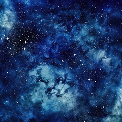 Naklejka na ściany i meble Blue and White Space Filled With Stars, A Wondrous Celestial Sight