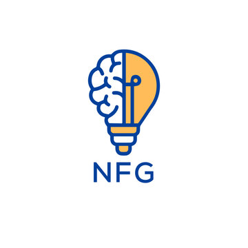 NFG Letter logo design template vector. NFG Business abstract connection vector logo. NFG icon circle logotype.
