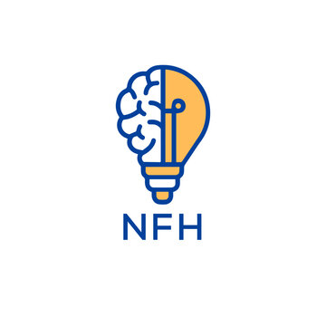 NFH Letter logo design template vector. NFH Business abstract connection vector logo. NFH icon circle logotype.
