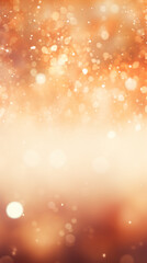 Fototapeta premium Abstract beige bokeh background.