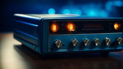 Fototapeta premium Glowing Wonders: Tools and Gadgets Alight with the Illuminating Magic of Electricity