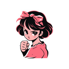 Women's Day Greeting card. Vector illustration.