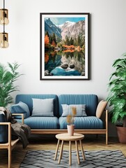 Crystal Clear Alpine Lakes National Park Art Print: Iconic Alpine Lake Spots for Nature Lovers