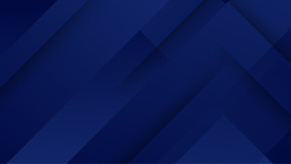 Fototapeta premium Blue vector abstract background with simple geometric shapes. Blue presentation background design for poster, flyer, banner, wallpaper, business card, report