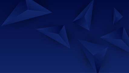 Obraz premium Blue vector abstract geometrical shape modern background. Blue presentation background design for poster, flyer, banner, wallpaper, business card, report