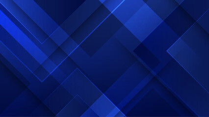 Blue vector modern abstract background with shapes. Blue presentation background design for poster, flyer, banner, wallpaper, business card, report