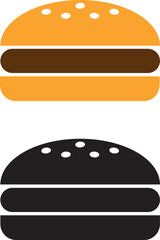 Burger icon. Burger icon vector. Burger sign or symbol