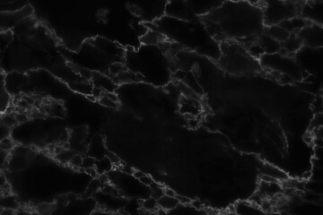 Black marble natural pattern for background, abstract natural marble black and white