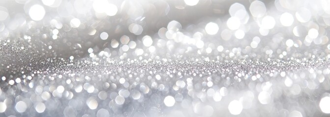 Abstract shiny white glitter background