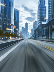 Fototapeta na wymiar Dynamic fuzzy speed perception of urban roads.