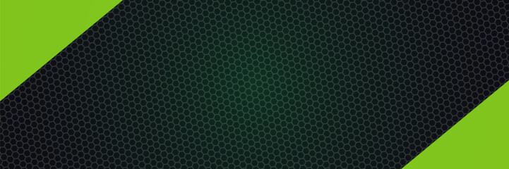 hexagon pattern. Seamless background. Abstract honeycomb background in dark gray green combination. Vector illustration