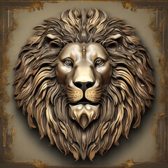 Regal Lion Emblem logo 