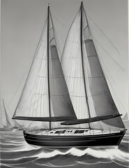 Obraz premium Sailing Boats