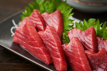 本まぐろの刺身