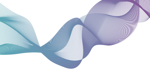 Abstract blend wave lines and technology background. Background lines wave abstract stripe design. White background, mesh abstract, vector gradient line soft blend.	
