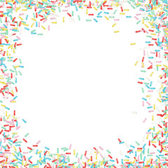 Sprinkle with Grains of Desserts Frame Square