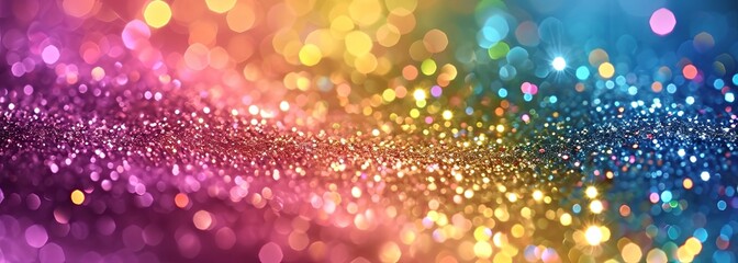 Abstract shiny rainbow glitter background. Luxury colorful glitter background