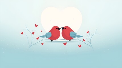 love birds in abstract design,abstract love background,valentine