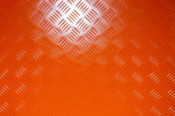 Orange metal background for banners. Close up.