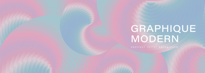 Abstract geometric vector background with circles. Abstract poster, banner, wallpaper, cover design.