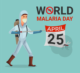 World malaria day celebration of progress against malaria