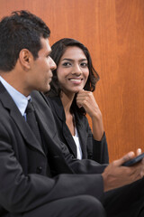 Indian business colleagues having a meeting