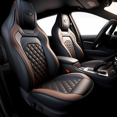 High-End Car Seat Cover, The Inside Of A Car