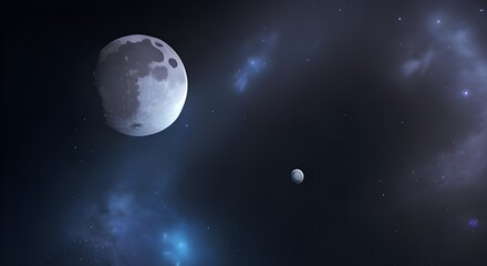 moon and stars