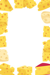 Cheese Frame Background