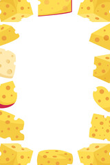 Cheese Frame Background
