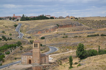 Segovia, Espagne, 15 août 2015 : Eglise de la Vera Cruz