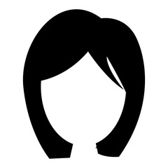 Silhouette of women hairstyles