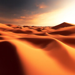 Beautiful expanses of sandy desert.
