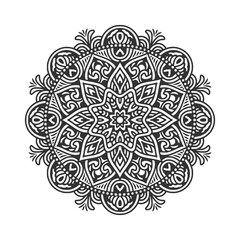 Circular pattern mandala art decoration elements