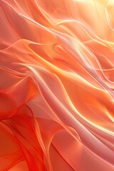 Fototapeta premium Minimalist abstract colorful gradient wallpaper pattern. Great for poster design or frame as decor. Simple shapes and lines. Web design. Peach fuzz pantone vibes.