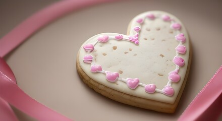 heart shaped cookies on a plate