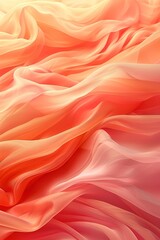 Fototapeta premium Minimalist abstract colorful gradient wallpaper pattern. Great for poster design or frame as decor. Simple shapes and lines. Web design. Peach fuzz pantone vibes.