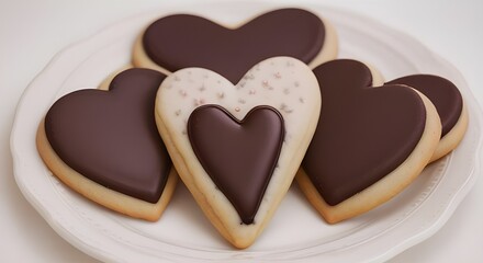 heart shaped cookies