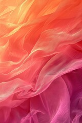 Obraz premium Minimalist abstract colorful gradient wallpaper pattern. Great for poster design or frame as decor. Simple shapes and lines. Web design. Peach fuzz pantone vibes.