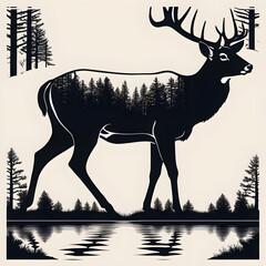 the deer logo