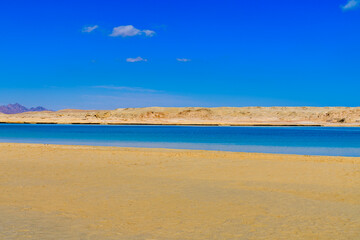 Fototapeta na wymiar Landscape at Ras Mohammed national park. Sinai peninsula, Egypt