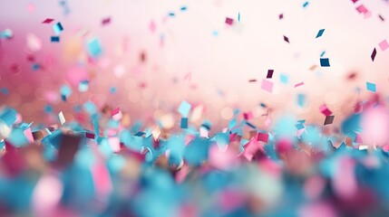Colorful ribbons flowing over a colorful background.