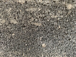 asphalt texture background, Close-up of the surface of the old concrete wall. Texture, Texture of porous brick blocks, gray, rough