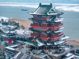 Tengwang Pavilion, a famous ancient building in China