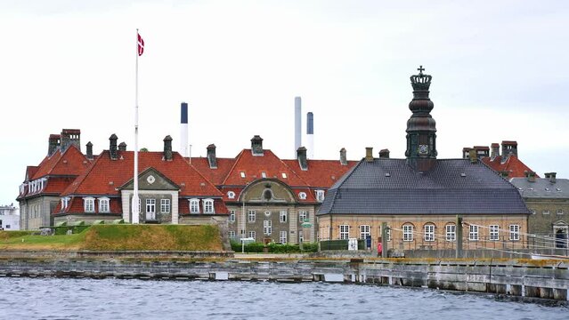 Holmen Naval Base in center of Copenhagen, Denmark. 