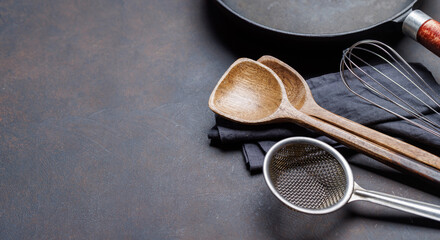Culinary essentials: Diverse cooking utensils