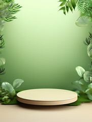 Product podium display creative background, creative template background, cosmetics booth, promotional activities