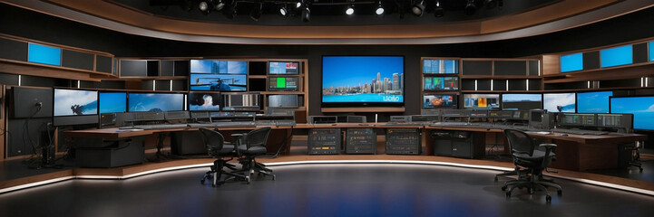 news Virtual set studio professional-looking studio 