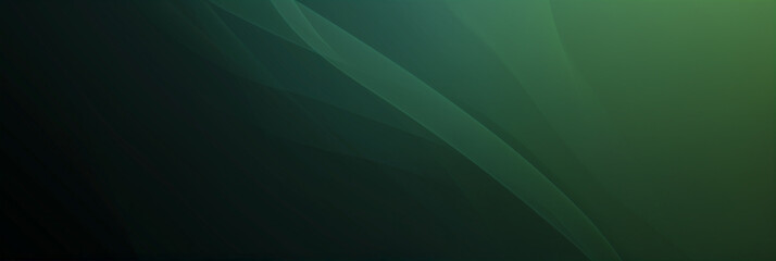 Abstract green gradient background with elegant dark to light diagonal stripes design
